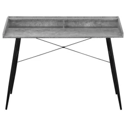 Monarch Computer desk - small hutch / 2 storage cubbies / 1 shelf - 48