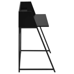 Monarch Computer desk - small hutch / 1 shelf / trapezoid-shaped legs - 48