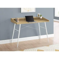 Monarch Computer desk - small hutch / 2 storage cubbies / 1 shelf - 48"l - wo -