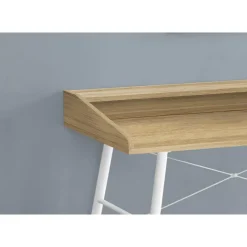 Monarch Computer desk - small hutch / 2 storage cubbies / 1 shelf - 48