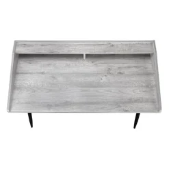 Monarch Computer desk - small hutch / 2 storage cubbies / 1 shelf - 48