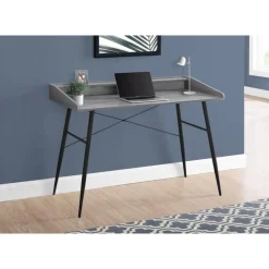 Monarch Computer desk - small hutch / 2 storage cubbies / 1 shelf - 48