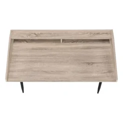 Monarch Computer desk - small hutch / 2 storage cubbies / 1 shelf - 48