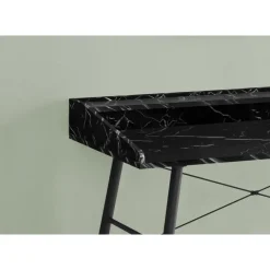 Monarch Computer desk - small hutch / 2 storage cubbies / 1 shelf - 48