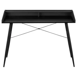 Monarch Computer desk - small hutch / 2 storage cubbies / 1 shelf - 48
