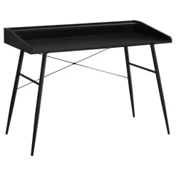 Monarch Computer desk - small hutch / 2 storage cubbies / 1 shelf - 48