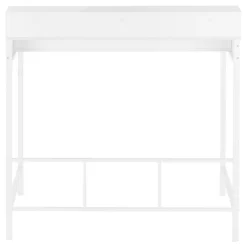 Monarch Computer desk - standing height / hutch / 2 open shelves - 48