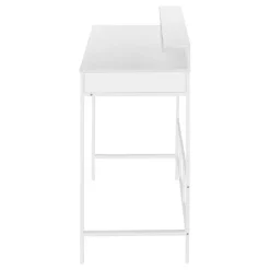 Monarch Computer desk - standing height / hutch / 2 open shelves - 48