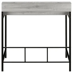Monarch Computer desk - standing height / hutch / 2 open shelves - 48"l - / blac -