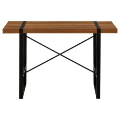 Monarch Computer desk - thick-panel desktop / inset metal legs - 48