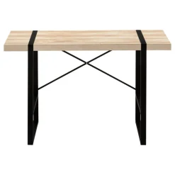 Monarch Computer desk - thick-panel desktop / inset metal legs - 48