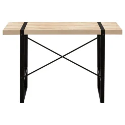 Monarch Computer desk - thick-panel desktop / inset metal legs - 48