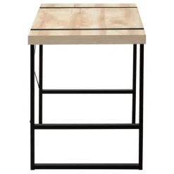 Monarch Computer desk - thick-panel desktop / inset metal legs - 48