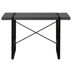 Monarch Computer desk - thick-panel desktop / inset metal legs - 48"l - modern / -