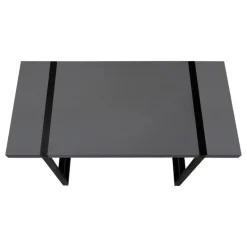 Monarch Computer desk - thick-panel desktop / inset metal legs - 48