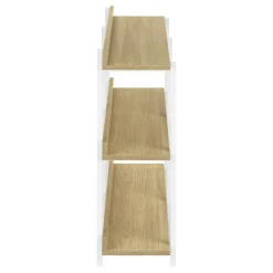 Monarch Console table - 3 tier / shelves / rectangular / metal legs - 48