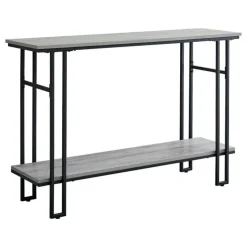 Monarch Console table - h-frame sides / 1 shelf / rectangular - 48