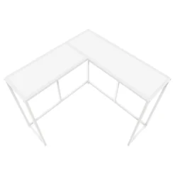 Monarch Console table - l-shaped / corner / metal frame - 36"l - -