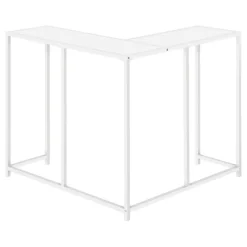 Monarch Console table - l-shaped / corner / metal frame - 36