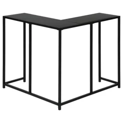 Monarch Console table - l-shaped / corner / metal frame - 36