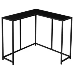 Monarch Console table - l-shaped / corner / metal frame - 36