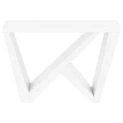 Monarch Console table - thick panel / asymmetrical base - 48