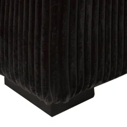 Sofa By Fancy Corduroy Velvet Sectional with Right-Side Chaise - Dark