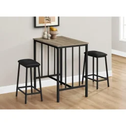 Monarch Counter height table with 2 stools