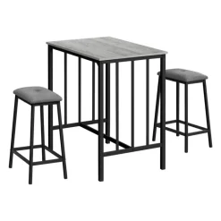 Monarch Counter height table with 2 stools