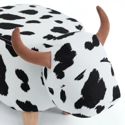 Cow-Shaped Kids Pouf – 25.6" x 14.2" x 14.6"