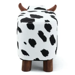 Cow-Shaped Kids Pouf – 17.7