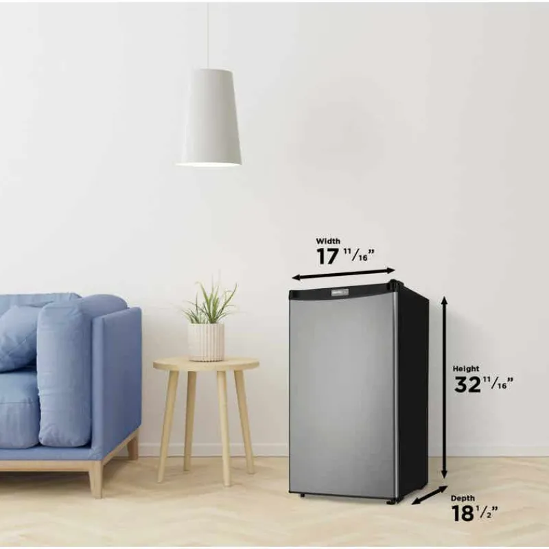 Danby 3.2 cu ft Compact Refrigerator Compact - DCR032A2BSLDD