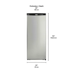 Danby 8,5 Cu Ft Freezer , Vertical, 24" - DUFM085A4BSL