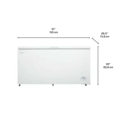 Danby 14,5 Cu Ft Freezer , Honrizontal, 61
