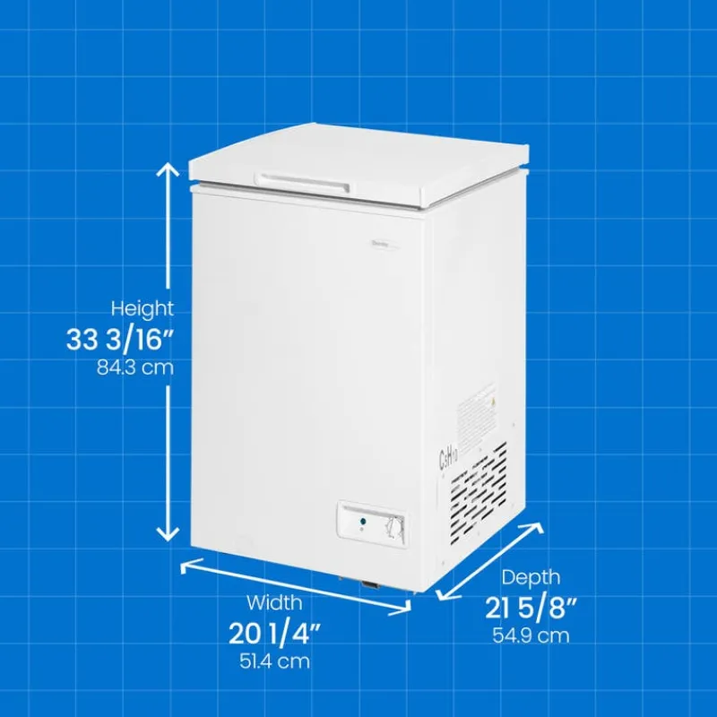 Danby 3,5 Cu Ft Freezer , Honrizontal, 20.25" - DCF035A6WM
