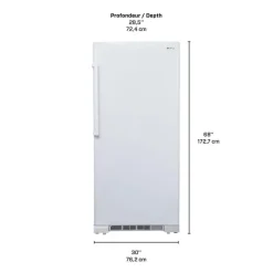 Danby 16,7 Cu Ft Freezer , Vertical, 30" - DUF167A5WDD