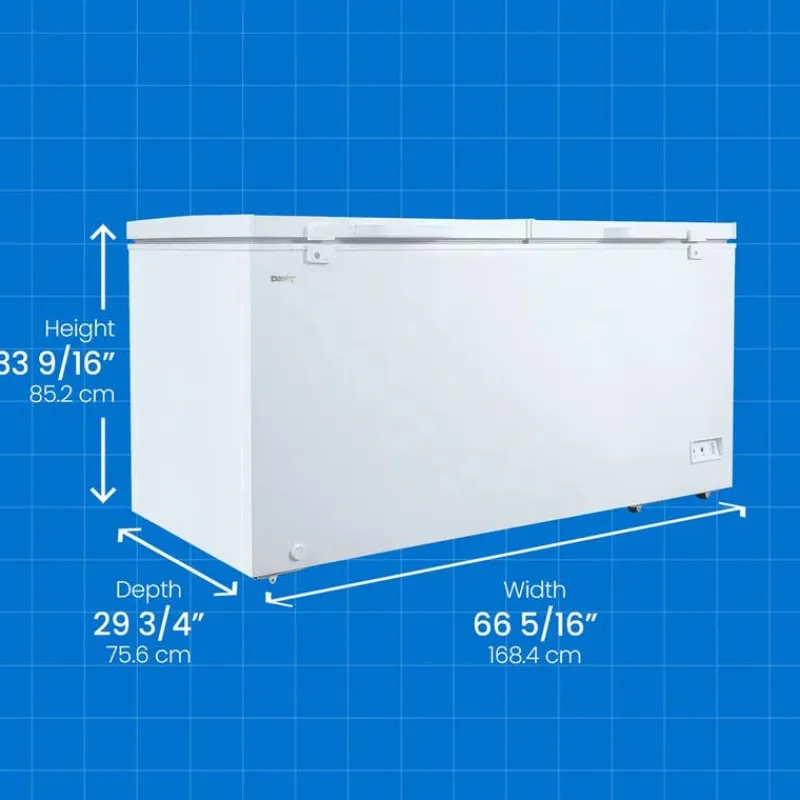Danby 17,1 Cu Ft Freezer , Honrizontal, 66.5" - DCFM171A1WDB
