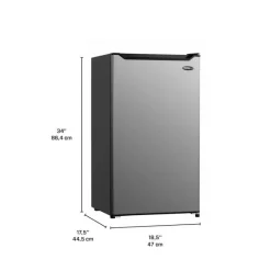 Danby 3,3 Cu Ft Refrigerator Compact - DCR033B2SLM