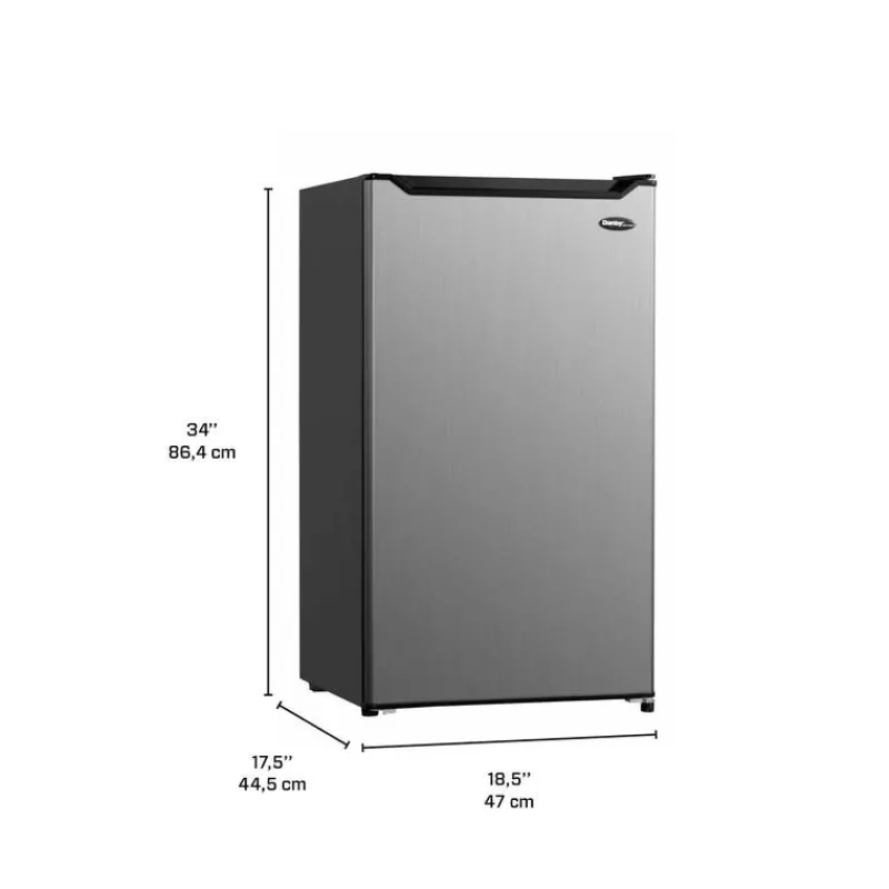 Danby 3,3 Cu Ft Refrigerator Compact - DCR033B2SLM