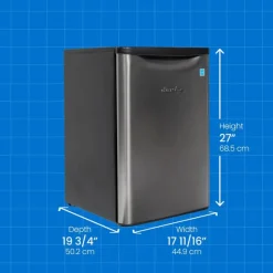 Danby 2,6 Cu Ft Refrigerator Compact - DAR026A2BSLD