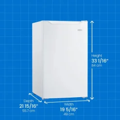 Danby 4,4 Cu Ft Refrigerator Compact - DCR044B1WM