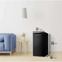 Danby 3,3 Cu Ft Refrigerator Compact - DAR033A6BDB