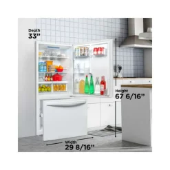 Danby 30 In 18.7 Cu ft Refrigerator Bottom Freezer - DBM187E1WDB