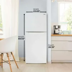 Danby 24 In 10,1 Cu Ft Refrigerator Top Freezer - DFF101B2WDB