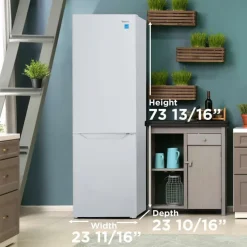 Danby 24 In 10 Cu Ft Refrigerator Bottom Freezer - DBMF100B1WDB