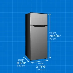 Danby 22 in 7,4 Cu ft Refrigerator Top Freezer - DPF074B2BSLD