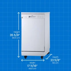 Danby Dishwasher Portable 18" 52dB - DDW1805EWP