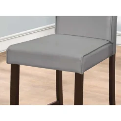 Monarch Dining chair - 2pcs / leather-look counter height -