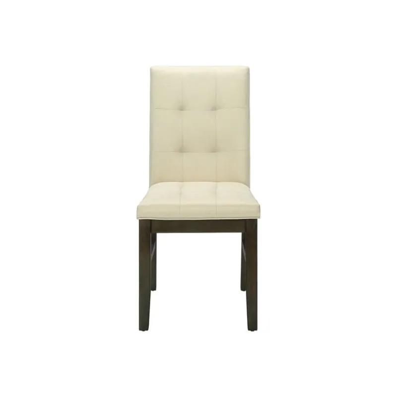Monarch Dining chair - 2pcs / 37"h grey / fabric seat -