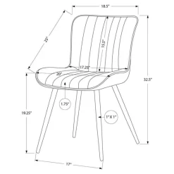 Monarch Dining chairs (set of 2) -